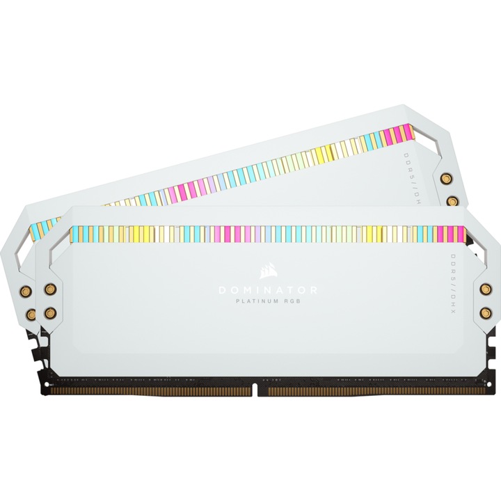 Memorie Corsair DOMINATOR PLATINUM MP 3.0 White Heatspreader, DDR5, 5600MT/s 64GB (2x32GB), CL 40, RGB