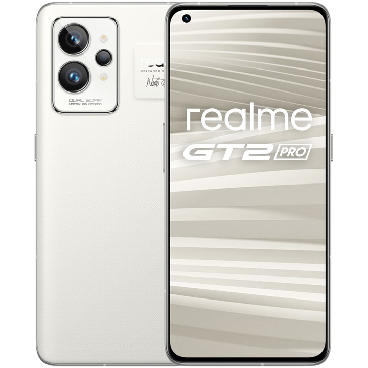 Telefon mobil Realme GT2 PRO, Dual SIM, 12GB RAM, 256GB, 5G, Paper White