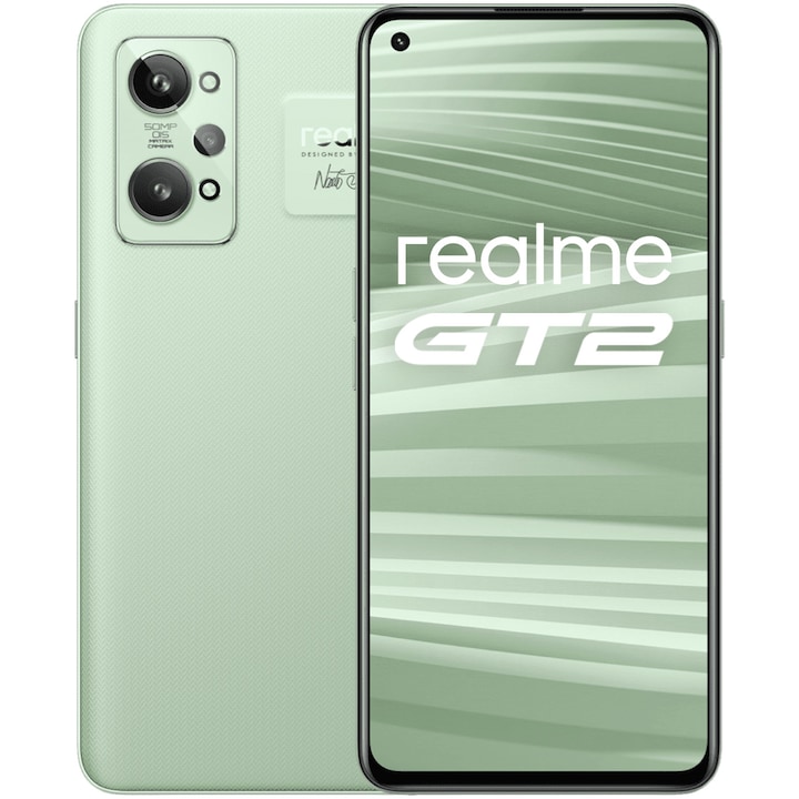 Смартфон Realme GT2, 256GB, 12GB RAM, 5G, Paper Green