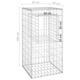Stalp cos gabion vidaXL, 50x50x100 cm, fier 8.75 kg 151268