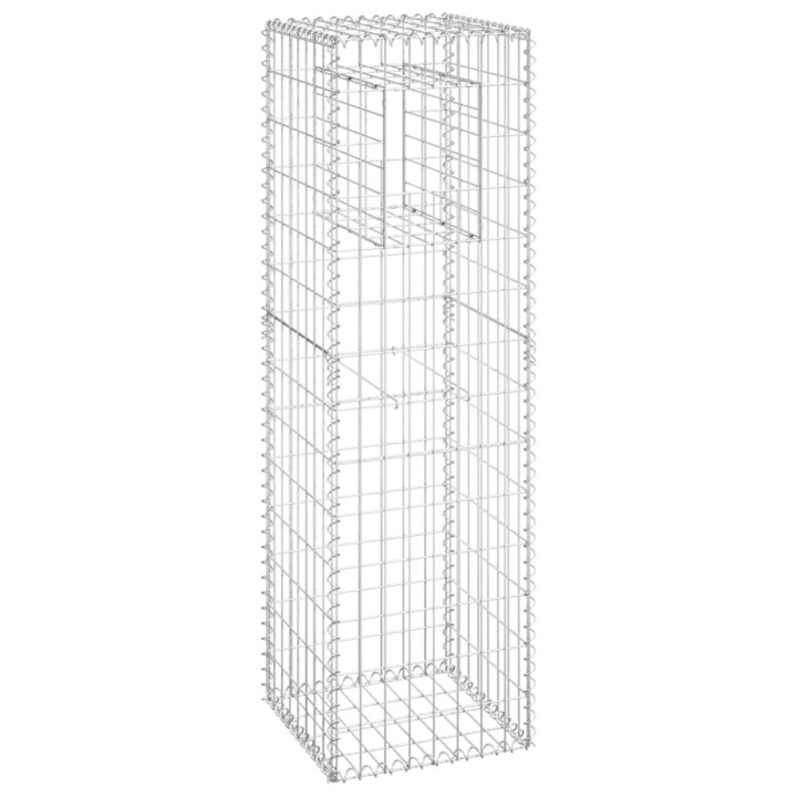 Stalp tip cos gabion vidaXL, 40x40x140 cm, fier 8.75 kg 151262