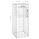 Set stalpi tip cos gabion vidaXL, 2 buc., 40x40x100 cm, fier 13.5 kg 151261