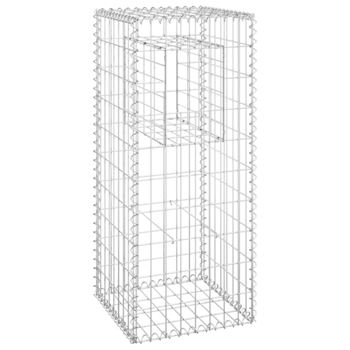 Stalp tip cos gabion vidaXL, 40x40x100 cm, fier 6.7 kg 151260