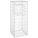 Set stalpi tip cos gabion vidaXL, 2 buc., 40x40x100 cm, fier 13.5 kg 151261