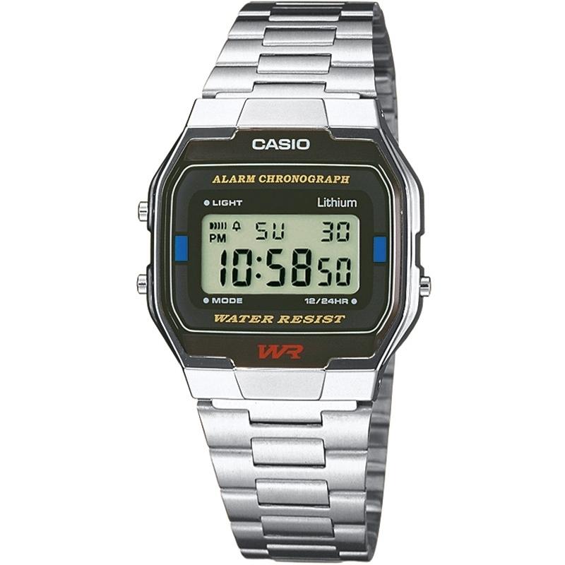 Ceas barbatesc Casio A163WA-1QES Quartz Argintiu
