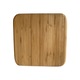 Platou de servit aperitive, Frandis, patrat 24.5x24.5 cm, bambus