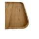 Előétel tálaló tálca, Frandis, négyzet 24,5x24,5 cm, bambusz