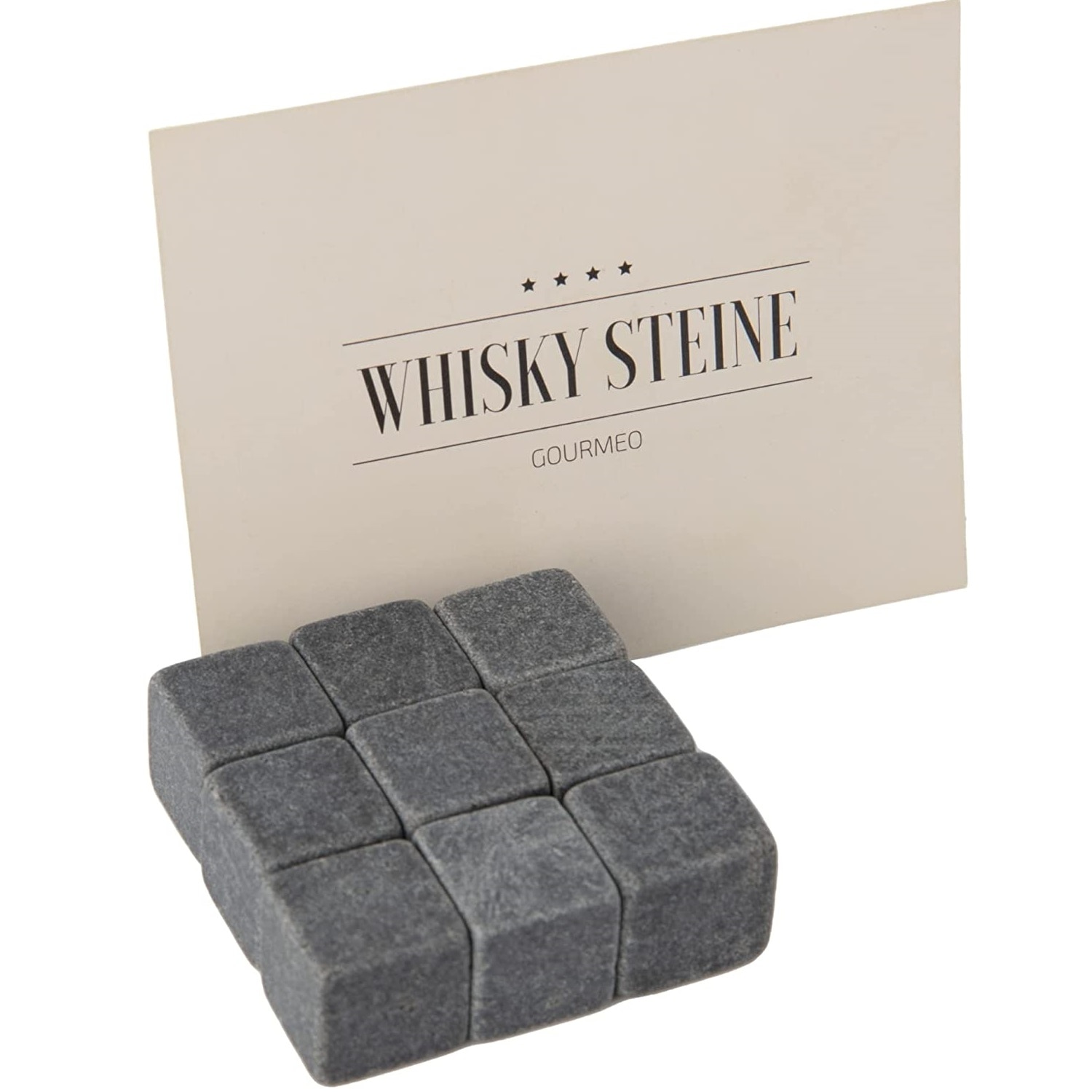 Eparé – Set Di 9 Pietre Per Whisky In Pietra Ollare, Con Custodia, Senza BPA - 3
