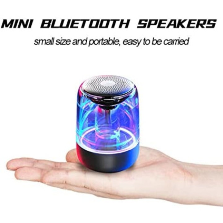 Boxa bluetooth portabila, 5W, IPX6, Negru