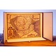Pachet ”Iubesc Romania”, 6 harti rare de colectie in mapa vintage handmade personalizata, format A3