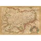 Pachet ”Iubesc Romania”, 6 harti rare de colectie in mapa vintage handmade personalizata, format A3