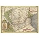 Pachet ”Iubesc Romania”, 6 harti rare de colectie in mapa vintage handmade personalizata, format A3