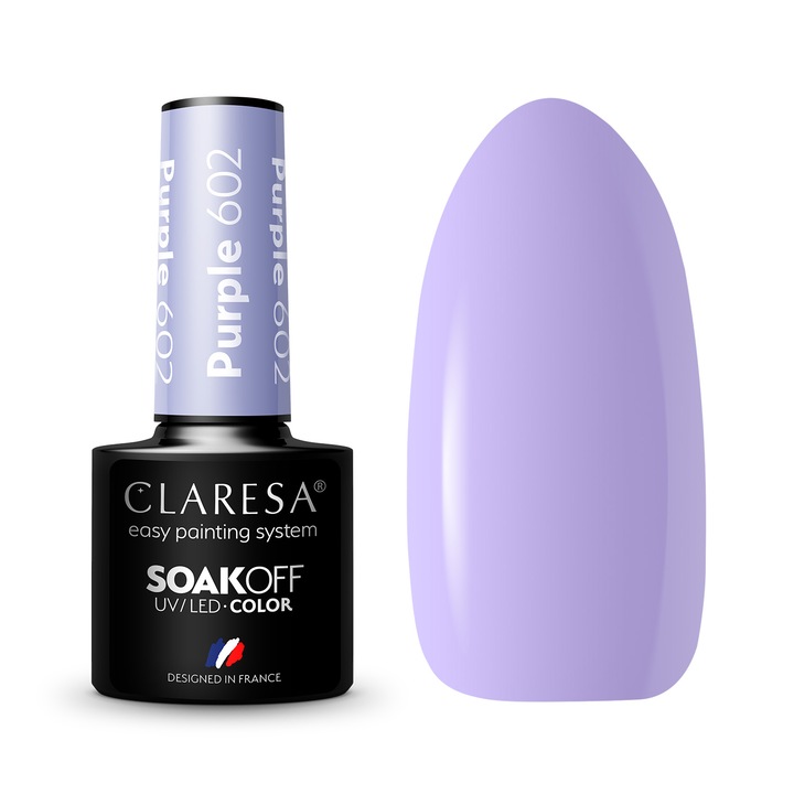 Oja semipermanenta Claresa, Purple 602, 5ml