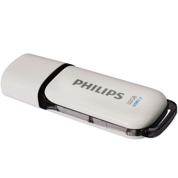 Memorie USB Philips 32 GB Snow Edition, FM32FD75B/10, USB 3.0, gri Memorie USB Philips 32 GB Snow Edition, FM32FD75B/10, USB 3.0, gri