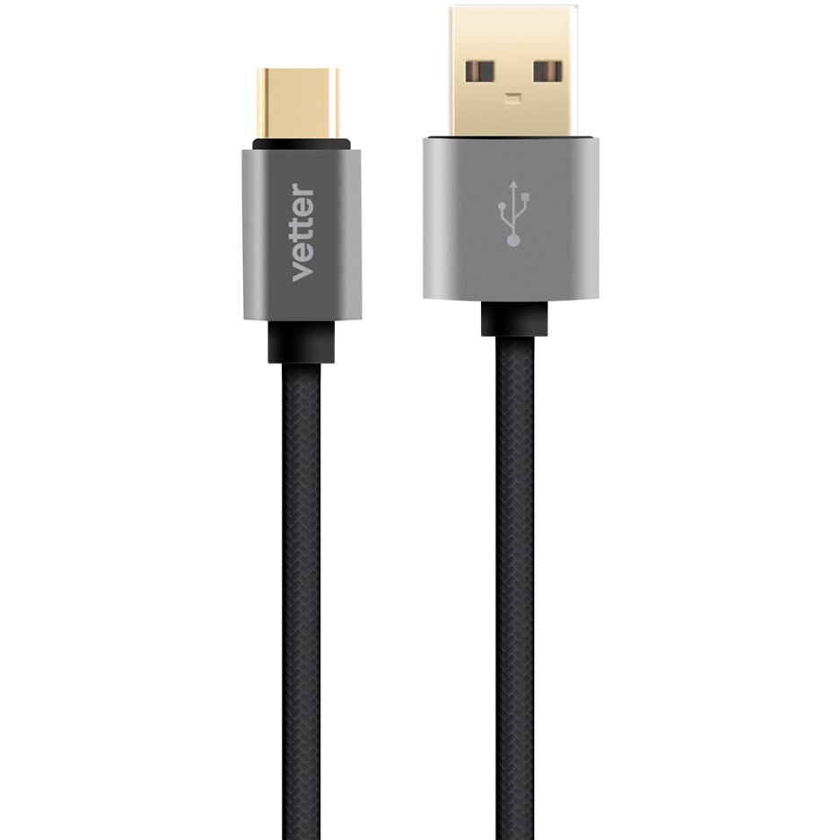 Cablu de date/incarcare Vetter, Type C to USB 3.0, Grey