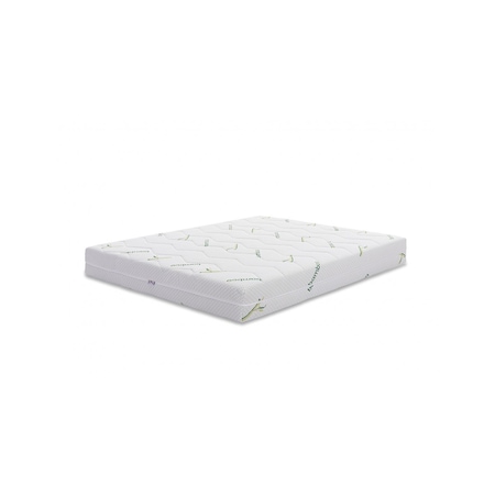 Saltea Ortopedica, Best Sleep Bamboo Feel 17cm, 130x200x17cm, Spuma poliuretanica, Reversibila, Husa detasabila, lavabila, matlasata, fibre de bambus, ferma