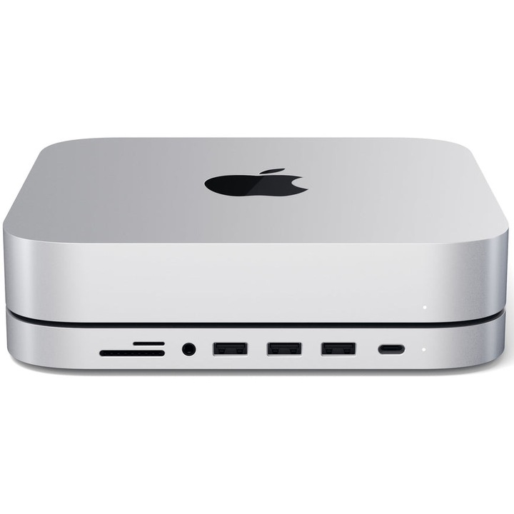 Suport Hub Satechi pentru Mac Mini, Argintiu
