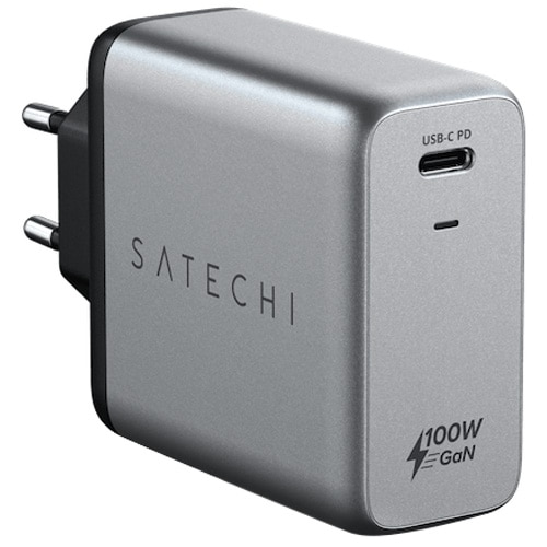 Incarcator Satechi 100W USB-C PD, incarcare GaN , Gri spatial