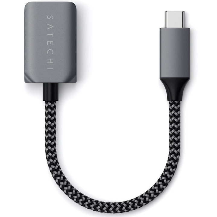Адаптер USB-C to USB 3.0 Satechi, Космическо сиво