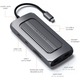 Adaptor USB-C Multiport Satechi MX Dual 4K HDMI 60Hz/30Hz, USB-C PD 100W, Ethernet, 1xUSB-C 5Gbps, 2xUSB-A 3.0, Micro/SD, 3.5mm audio, Gri spatial