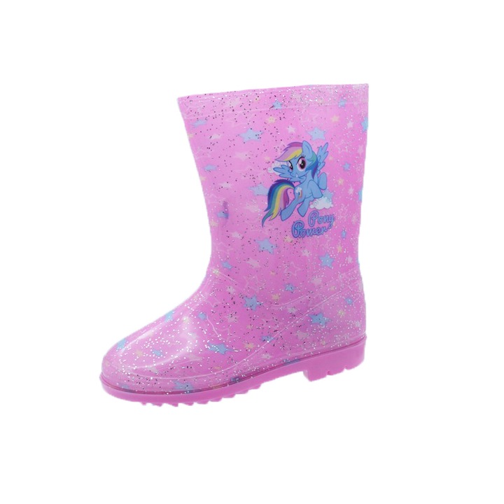 Cizme din cauciuc pentru fete Disney Little Pony Hasbro CCD-02-27-28, Roz 71144