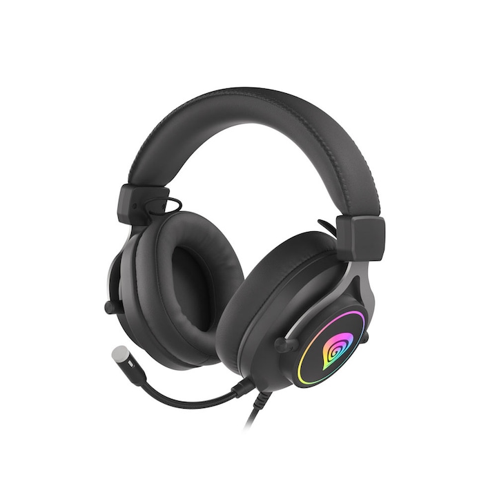 Casti Bluetooth Gaming Wireless Trust GXT OXXIE, ENC noise-cancelling, compatibil cu PC, PlayStation, Switch, USB-C