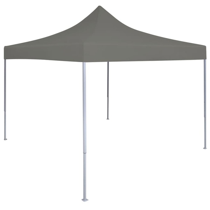 Cort de petrecere pliabil pop-up vidaXL, antracit, 3 x 3 m, 14.42 kg