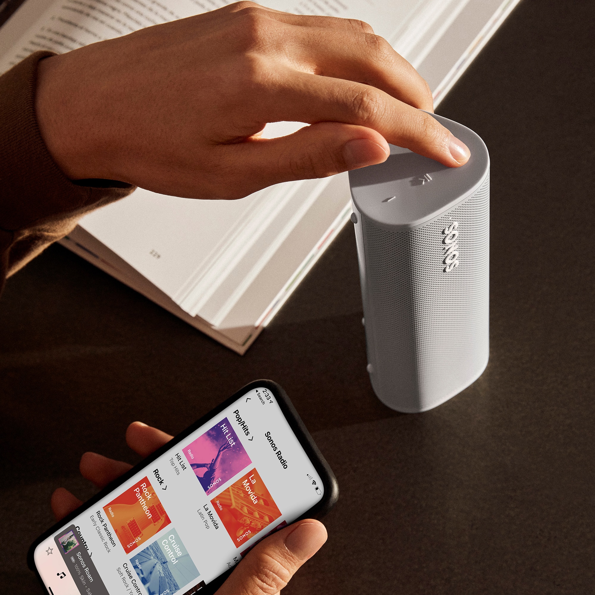 Boxa portabila Sonos Roam SL, White - eMAG.ro