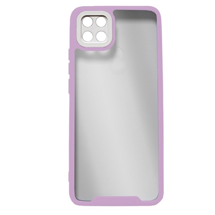 Husa cu bumper TPU pentru Realme C21, Protectie Camera, Super Slim, Optim Pro
