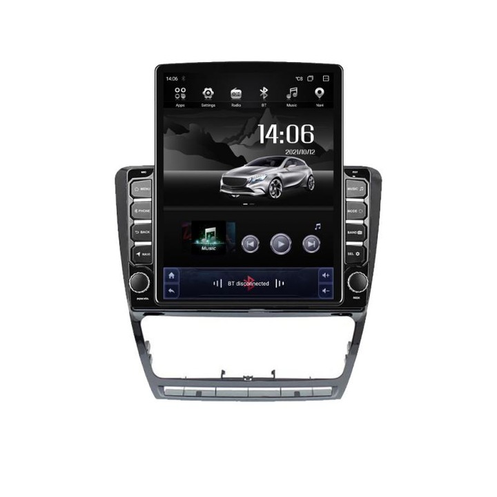 Navigatie dedicata Skoda Octavia 2 2005-2013 Manual H-005 ecran tip TESLA 9.7" cu Android Radio Bluetooth Internet GPS WIFI 4+32GB DSP 4G Octa Core