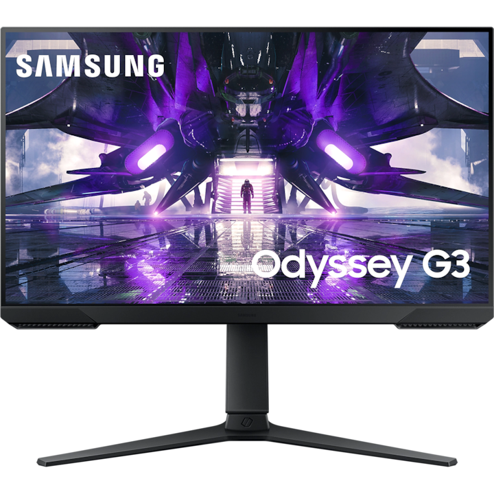 Samsung Odyssey G3 S24AG320NU Gamer LED monitor, 24", FullHD, 1 ms, 165Hz, VA, FreeSync Premium, HDMI, Fekete