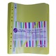 Dosar din plastic Willgo cu sina si 11 perforatii , 50 buc/set, Galben