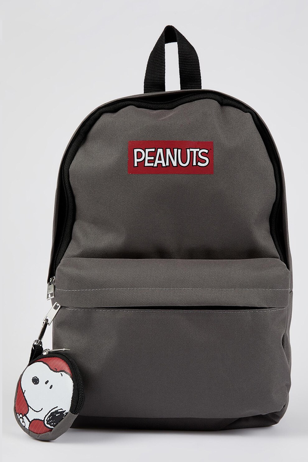 DeFacto, Rucsac cu Snoopy, Rosu, Gri inchis - eMAG.ro