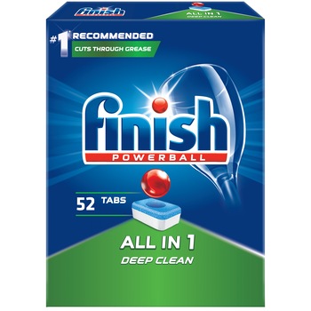 Detergent de vase pentru masina de spalat Finish All in One, 52 tablete Detergent de vase pentru masina de spalat Finish All in One, 52 tablete