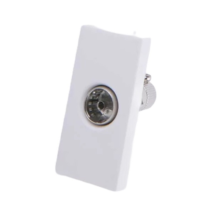 Priza TV alba 1M 16A