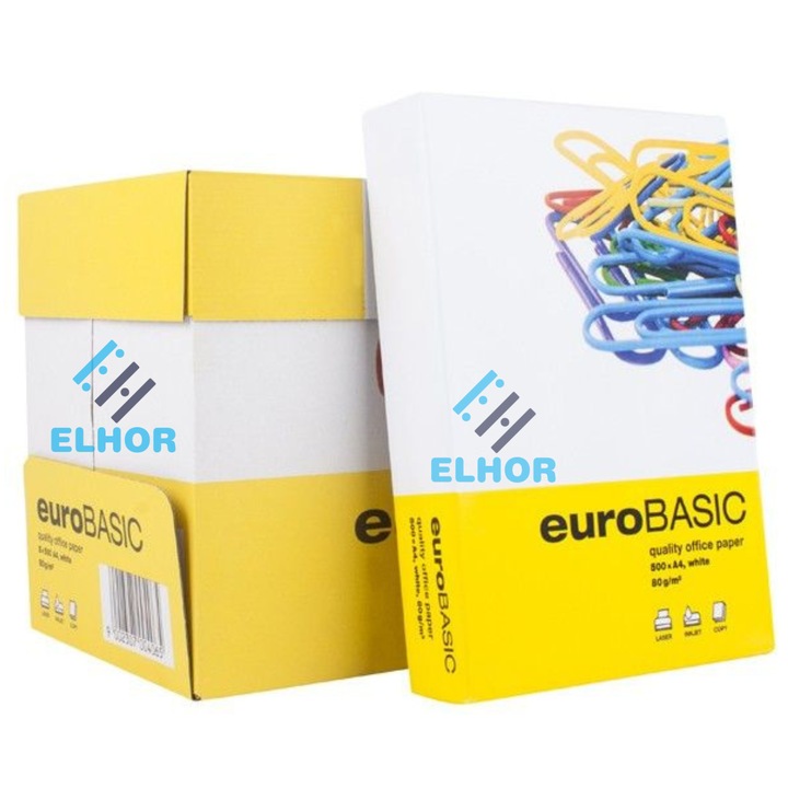 Cutie 5 Topuri Hartie de Copiator A4, Euro Basic