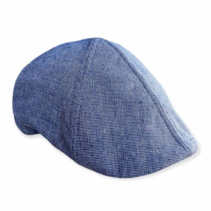 Férfi szövet gatsby sapka, 3178918, kék