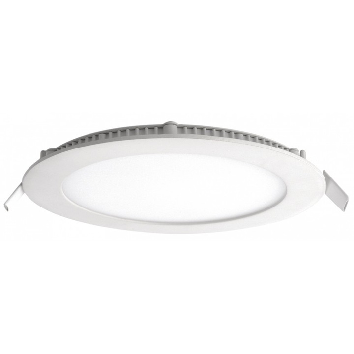 LED луна Lightex, Влагозащитена, 220V, 6W, IP44, 4000K, 510lm, Ф110, Бял