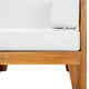 Canapea coltar modulara cu perne, alb crem vidaXL, lemn masiv de acacia, 11.5 kg 312148