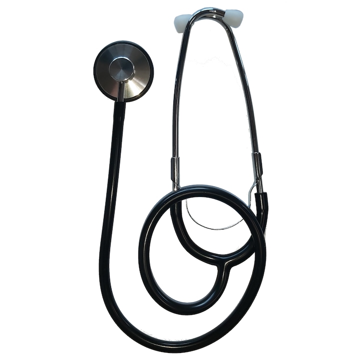 Stetoscop Trad Y, capsula simpla, Negru