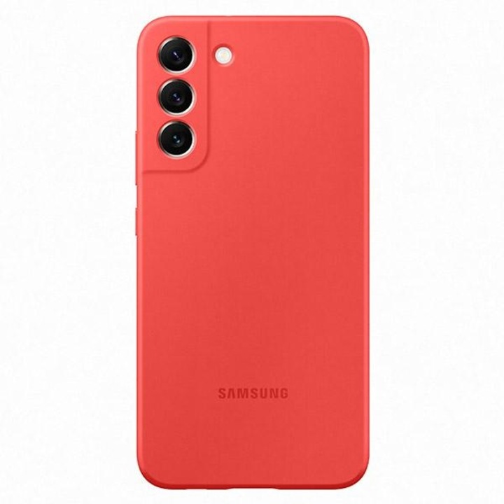 Панел за Samsung Galaxy S22 Plus, силиконов панел, червен