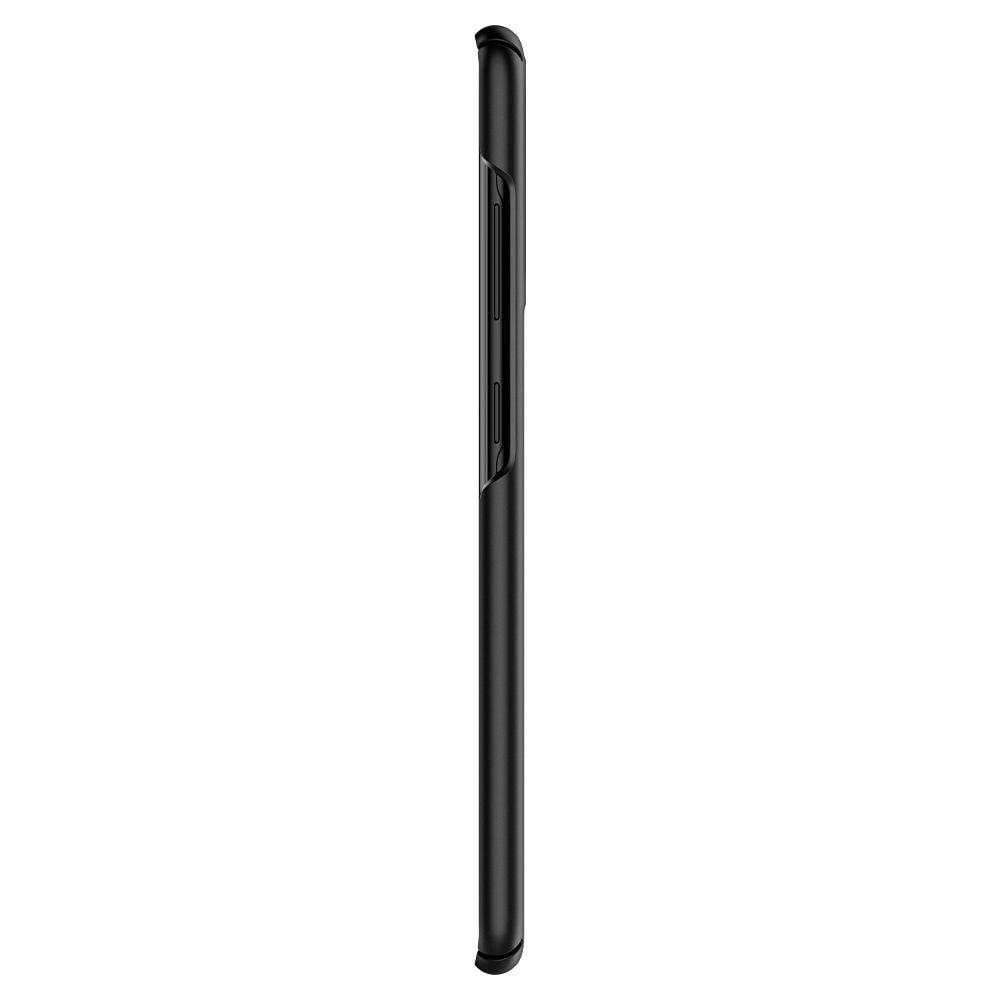 Husa slim Spigen Thin Fit compatibila cu Samsung Galaxy S22 Ultra Black