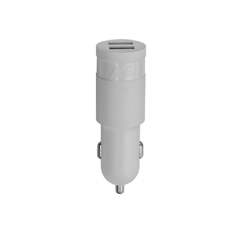 Incarcator auto Rivacase, DC 2USB x 2,4A, alb VA 4222 W00