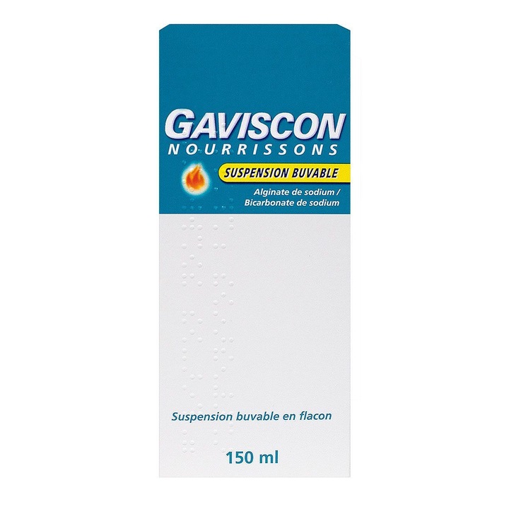Reckitt Gaviscon orális szuszpenzió gyermekeknek, baba, gyomor reflux elleni kezelés, 150ml