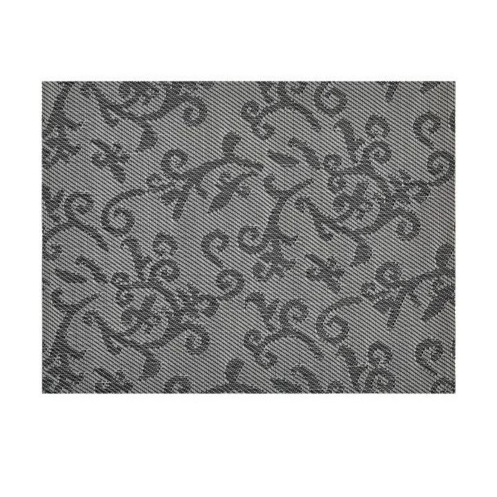 Suport farfurie 30x40cm, gri cu model, AMBITION