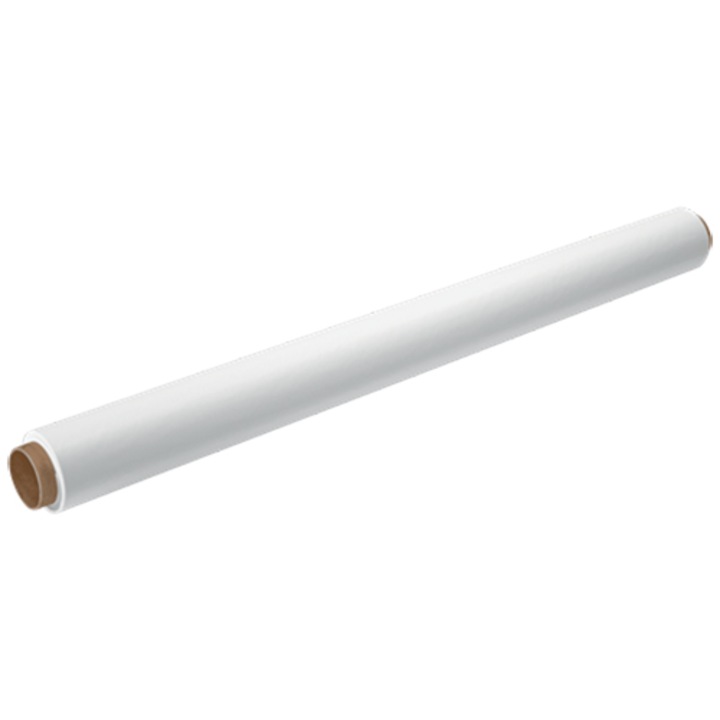 Rola folie pentru flipcharts Leitz, Autoadeziva, Polipropilena, 60x630 mm, 20 m, Alb