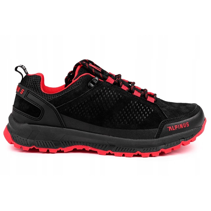 Pantofi drumetie Alpinus, Rosu/Negru, 44