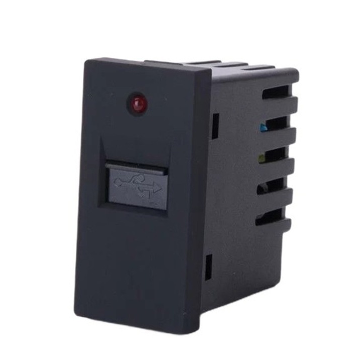 Priza USB 1 port 1A negru 1M