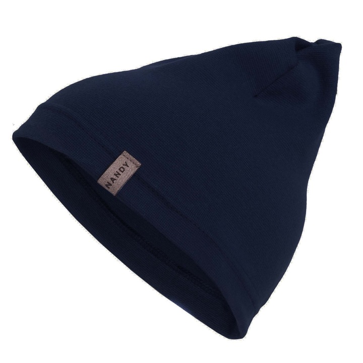 Caciula beanie, Unisex, Nandy, Bleumarin