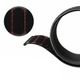 Curea compatibila 22 mm Samsung Gear S3 Huawei watch GT2 46mm Amazfit GTR 47mm, din material textil cu arici, Negru, Quick Release